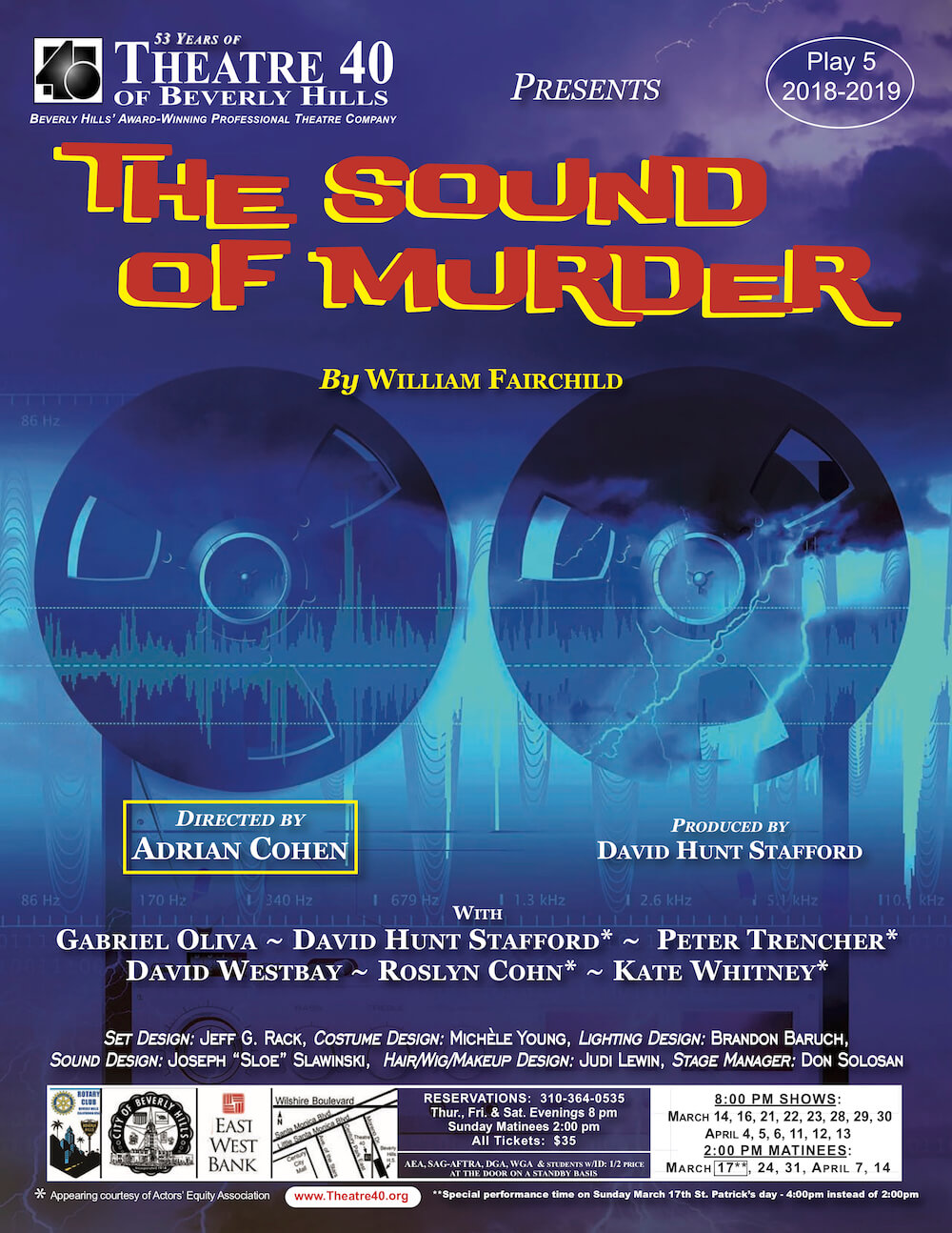 The Sound of Murder at Theatre 40