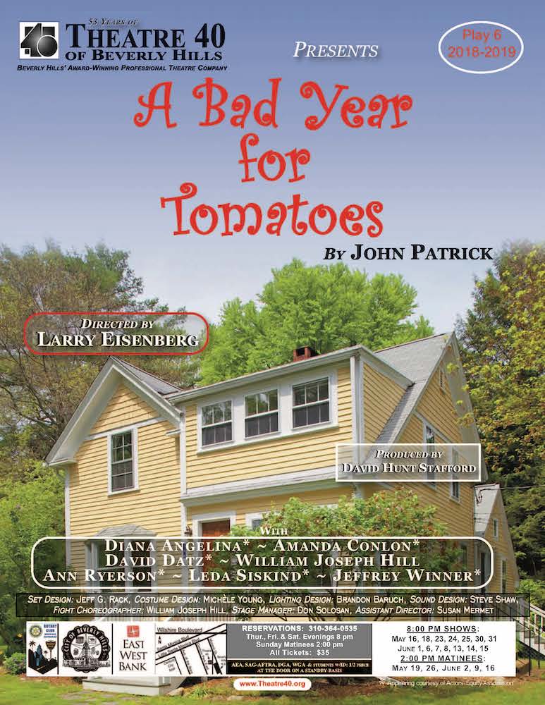 A Bad Year for Tomatoes at Theatre 40 poster