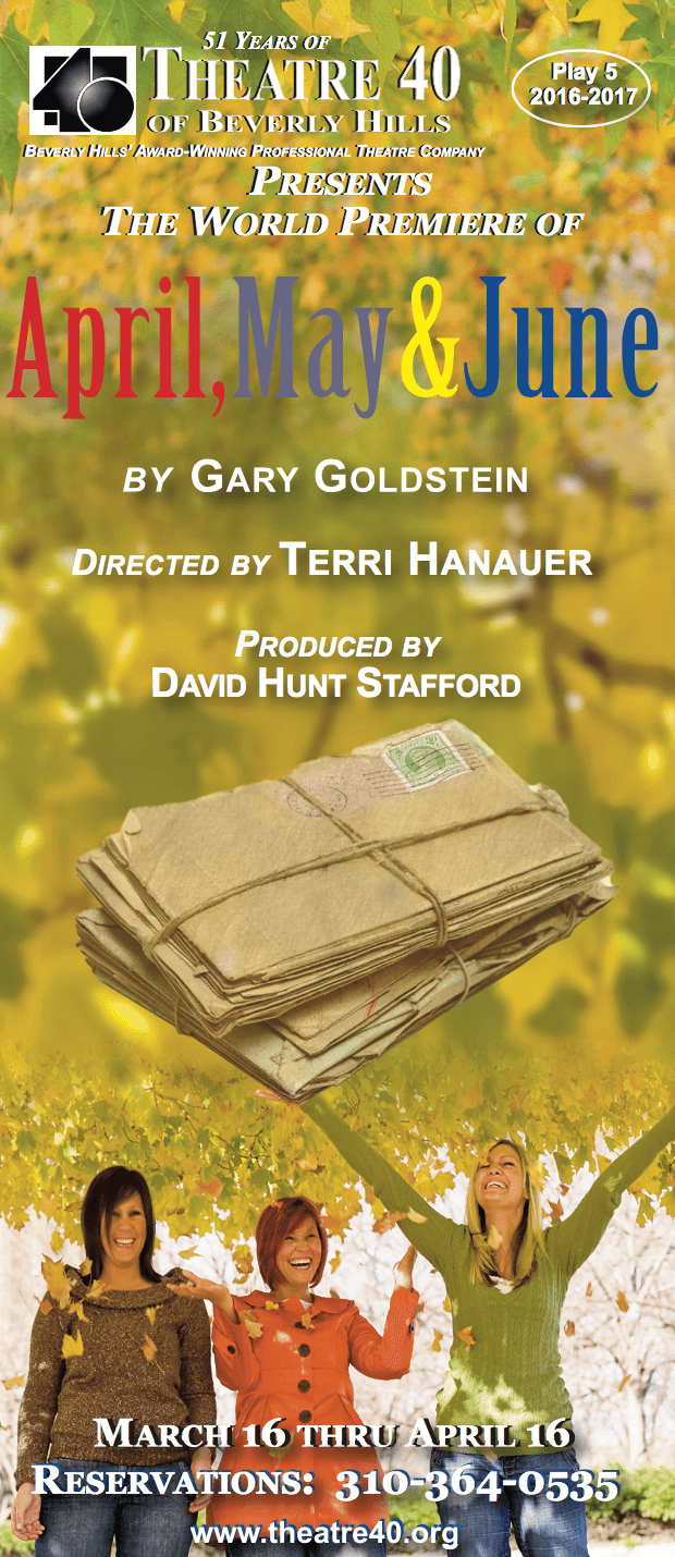 April, May & June at Theatre 40