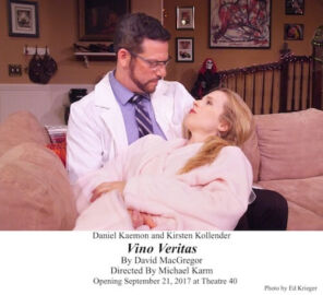 Vino Veritas at Theatre 40 - Daniel Kaemon and Kirsten Kollender