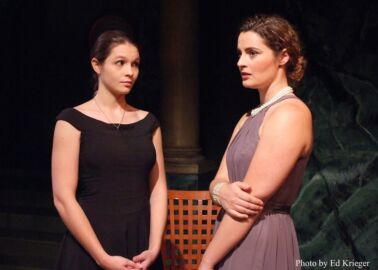 The Last Wife at Theatre 40 - Nathalie Rudolph and Olivia Saccomanno