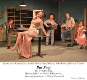 Bus Stop at Theatre 40 - Jack Sundmacher, Kaitlin Huwe, Gary Ballard, Niko Boles, Mani Yarosh