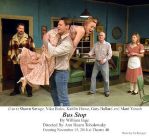 Bus Stop at Theatre 40 - Shawn Savage, Niko Boles, Kaitlin Huwe, Gary Ballard, Niko Boles, Mani Yarosh