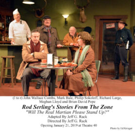 Stories From The Zone at Theatre 40 - John Wallace Combs, Mark Bale, Philip Sokoloff, Richard Large, Meghan Lloyd, Brian David Pope